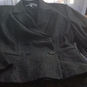 Black/gold dress with jacket